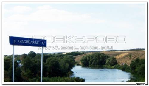 Река Красивая Меча у села Троекурово