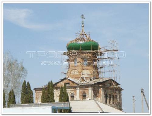 Реконструкция главного купола храма.