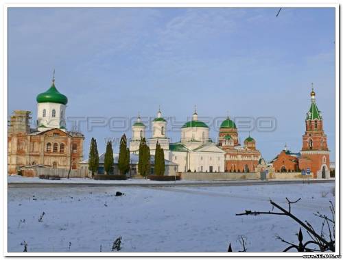 Зима 2012г. - Общий вид монастыря