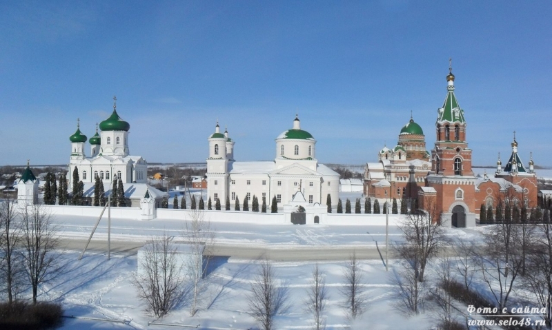 Панорамный вид монастыря - зима 2017 г.