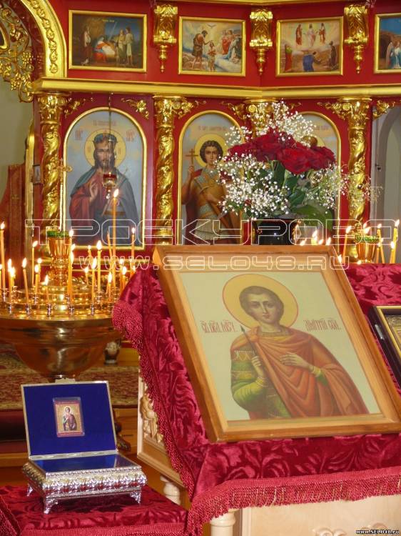 Икона святого великомученика Димитрия Солунского