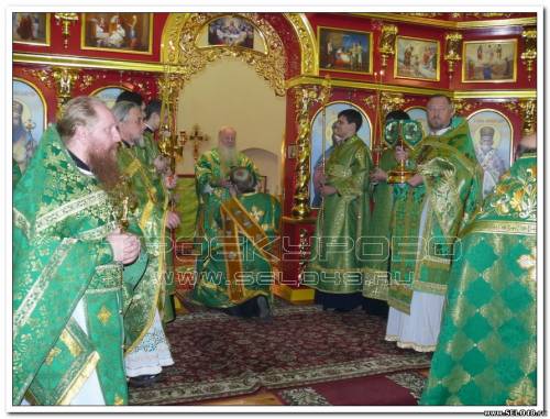 Архиепископ Липецкий и Елецкий Никон на службе