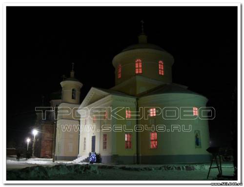 Церковь Димитрия Солунского - зимой