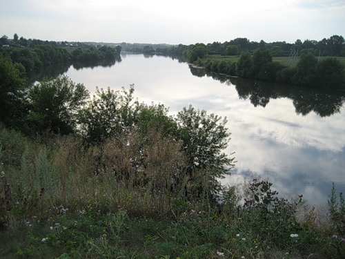 Вид на реку от ГЭСа - в сторону 7 отделения