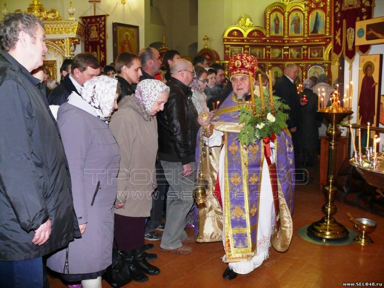 Пасхальной литургии - 2015 год в Троекурово