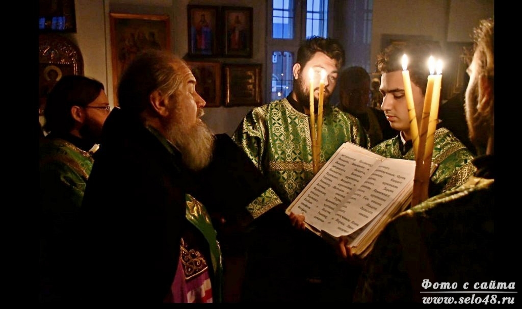 Всенощное бдение в Троекуровском монастыре